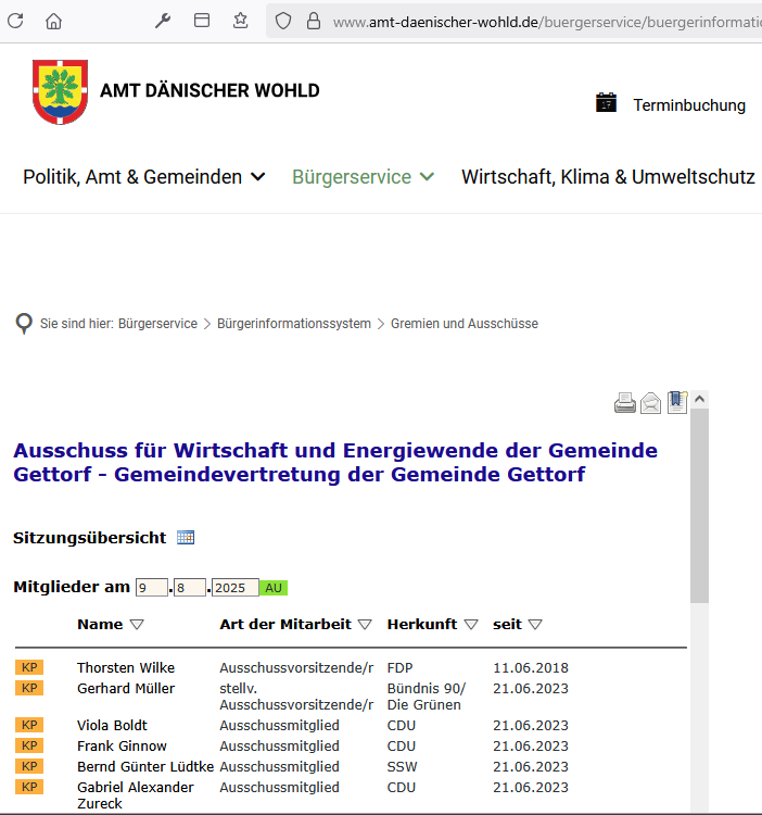 ein HardCopy zur Anschauung